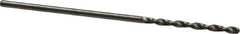 Accupro - #56 130° Cobalt Jobber Drill - Bright Finish, Right Hand Cut, Parabolic Flute, Straight Shank, 1-7/16" OAL, Split Point - Industrial Tool & Supply