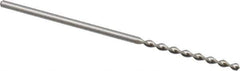 Accupro - 3/64" 130° Cobalt Jobber Drill - Bright Finish, Right Hand Cut, Parabolic Flute, Straight Shank, 1-1/2" OAL, Split Point - Industrial Tool & Supply