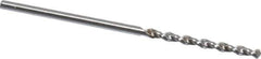 Accupro - 1.67mm 130° Cobalt Jobber Drill - Bright Finish, Right Hand Cut, Parabolic Flute, Straight Shank, 1-11/16" OAL, Split Point - Industrial Tool & Supply