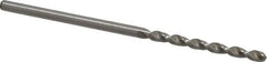 Accupro - 5/64" 130° Cobalt Jobber Drill - Bright Finish, Right Hand Cut, Parabolic Flute, Straight Shank, 1-15/16" OAL, Split Point - Industrial Tool & Supply