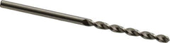 Accupro - 2.6mm 130° Cobalt Jobber Drill - Bright Finish, Right Hand Cut, Parabolic Flute, Straight Shank, 2-1/4" OAL, Split Point - Industrial Tool & Supply