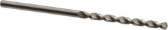 Accupro - 7/64" 130° Cobalt Jobber Drill - Bright Finish, Right Hand Cut, Parabolic Flute, Straight Shank, 2-13/32" OAL, Split Point - Industrial Tool & Supply