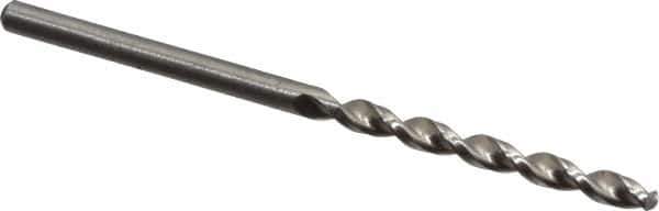 Accupro - #32 130° Cobalt Jobber Drill - Bright Finish, Right Hand Cut, Parabolic Flute, Straight Shank, 2-13/32" OAL, Split Point - Industrial Tool & Supply