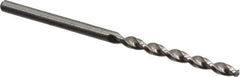Accupro - #32 130° Cobalt Jobber Drill - Bright Finish, Right Hand Cut, Parabolic Flute, Straight Shank, 2-13/32" OAL, Split Point - Industrial Tool & Supply