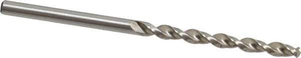 Accupro - #25 130° Cobalt Jobber Drill - Bright Finish, Right Hand Cut, Parabolic Flute, Straight Shank, 2-15/16" OAL, Split Point - Industrial Tool & Supply