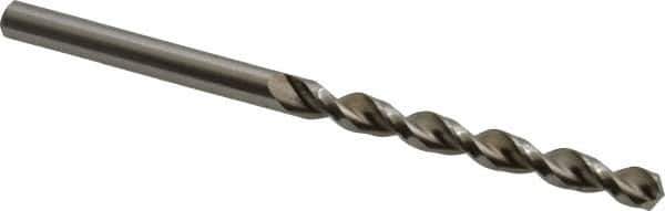 Accupro - #14 130° Cobalt Jobber Drill - Bright Finish, Right Hand Cut, Parabolic Flute, Straight Shank, 3-5/32" OAL, Split Point - Industrial Tool & Supply