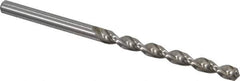 Accupro - 3/16" 130° Cobalt Jobber Drill - Bright Finish, Right Hand Cut, Parabolic Flute, Straight Shank, 3-3/8" OAL, Split Point - Industrial Tool & Supply