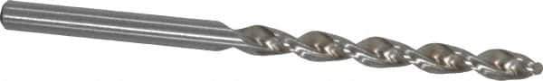 Accupro - 5mm 130° Cobalt Jobber Drill - Bright Finish, Right Hand Cut, Parabolic Flute, Straight Shank, 3-25/64" OAL, Split Point - Industrial Tool & Supply