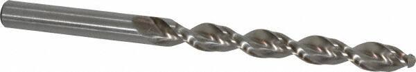 Accupro - Letter P 130° Cobalt Jobber Drill - Bright Finish, Right Hand Cut, Parabolic Flute, Straight Shank, 4-39/64" OAL, Split Point - Industrial Tool & Supply
