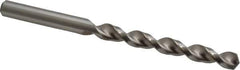Accupro - Letter R 130° Cobalt Jobber Drill - Bright Finish, Right Hand Cut, Parabolic Flute, Straight Shank, 4-29/32" OAL, Split Point - Industrial Tool & Supply