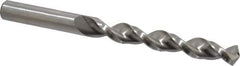 Accupro - 1/2" 130° Cobalt Jobber Drill - Bright Finish, Right Hand Cut, Parabolic Flute, Straight Shank, 5-15/16" OAL, Split Point - Industrial Tool & Supply