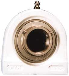 Value Collection - 1-1/4" ID, 42.9mm OAL x 3-3/4" OAH Pillow Block Tap Base - 3,462 Lb Static Cap, 5,777 Lb Dyn Cap, 3-1/4" Btw Mnt Hole Ctrs, Stainless Steel - Industrial Tool & Supply