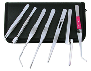 7 Piece Tweezer Set - Industrial Tool & Supply