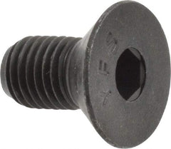 Value Collection - 5/16-24 UNF Hex Socket Drive, 82° Flat Screw - Alloy Steel, Black Oxide Finish, Fully Threaded, 5/8" OAL - Industrial Tool & Supply