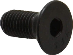 Value Collection - 5/16-24 UNF Hex Socket Drive, 82° Flat Screw - Alloy Steel, Black Oxide Finish, Fully Threaded, 3/4" OAL - Industrial Tool & Supply