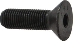 Value Collection - 3/8-24 UNF Hex Socket Drive, 82° Flat Screw - Alloy Steel, Black Oxide Finish, Fully Threaded, 1-1/4" OAL - Industrial Tool & Supply