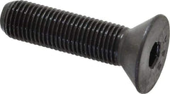 Value Collection - 3/8-24 UNF Hex Socket Drive, 82° Flat Screw - Alloy Steel, Black Oxide Finish, Fully Threaded, 1-1/2" OAL - Industrial Tool & Supply