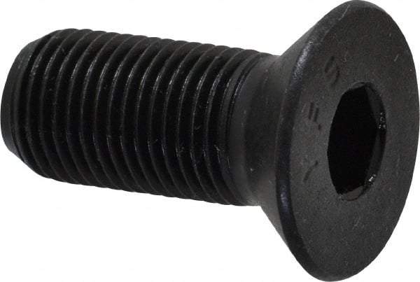 Value Collection - 1/2-20 UNF Hex Socket Drive, 82° Flat Screw - Alloy Steel, Black Oxide Finish, Fully Threaded, 1-1/4" OAL - Industrial Tool & Supply