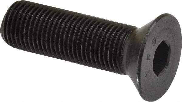 Value Collection - 1/2-20 UNF Hex Socket Drive, 82° Flat Screw - Alloy Steel, Black Oxide Finish, Fully Threaded, 1-3/4" OAL - Industrial Tool & Supply