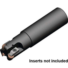 Kennametal - 32mm Cutting Diam, 32mm Shank Diam, 1.2598" Max Depth of Cut, Straight Shank Indexable Copy End Mill - 3 Inserts, RP.N 1204.. Insert, KIPR Toolholder, Through Coolant - Industrial Tool & Supply
