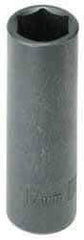 Armstrong - 3/8" Drive 14mm Deep Impact Socket - 6 Points, 2-33/64" OAL - Industrial Tool & Supply