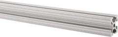 80/20 Inc. - 97 Inches Long x 1 Inch Wide x 1 Inch High, T Slotted Aluminum Extrusion - 0.4379 Square Inches, Clear Anodized Finish - Industrial Tool & Supply