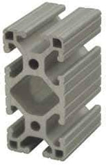 80/20 Inc. - 97 Inches Long x 3 Inches Wide x 1-1/2 Inches High, T Slotted Aluminum Extrusion - 1.7288 Square Inches, Clear Anodized Finish - Industrial Tool & Supply