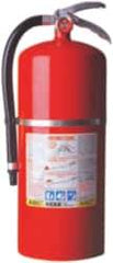 Kidde - 20 Lb, 6-A:120-B:C Rated, Dry Chemical Fire Extinguisher - 7-1/4" Diam x 21.6" High, 195 psi, 20' Discharge in 28 sec, Rechargeable, Steel Cylinder - Industrial Tool & Supply