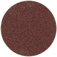 Merit Abrasives - 1" Disc Diam, 100 Grit, Aluminum Oxide Quick Change Disc - Type P Attaching System, Coated, Fine Grade, 40,000 RPM - Industrial Tool & Supply