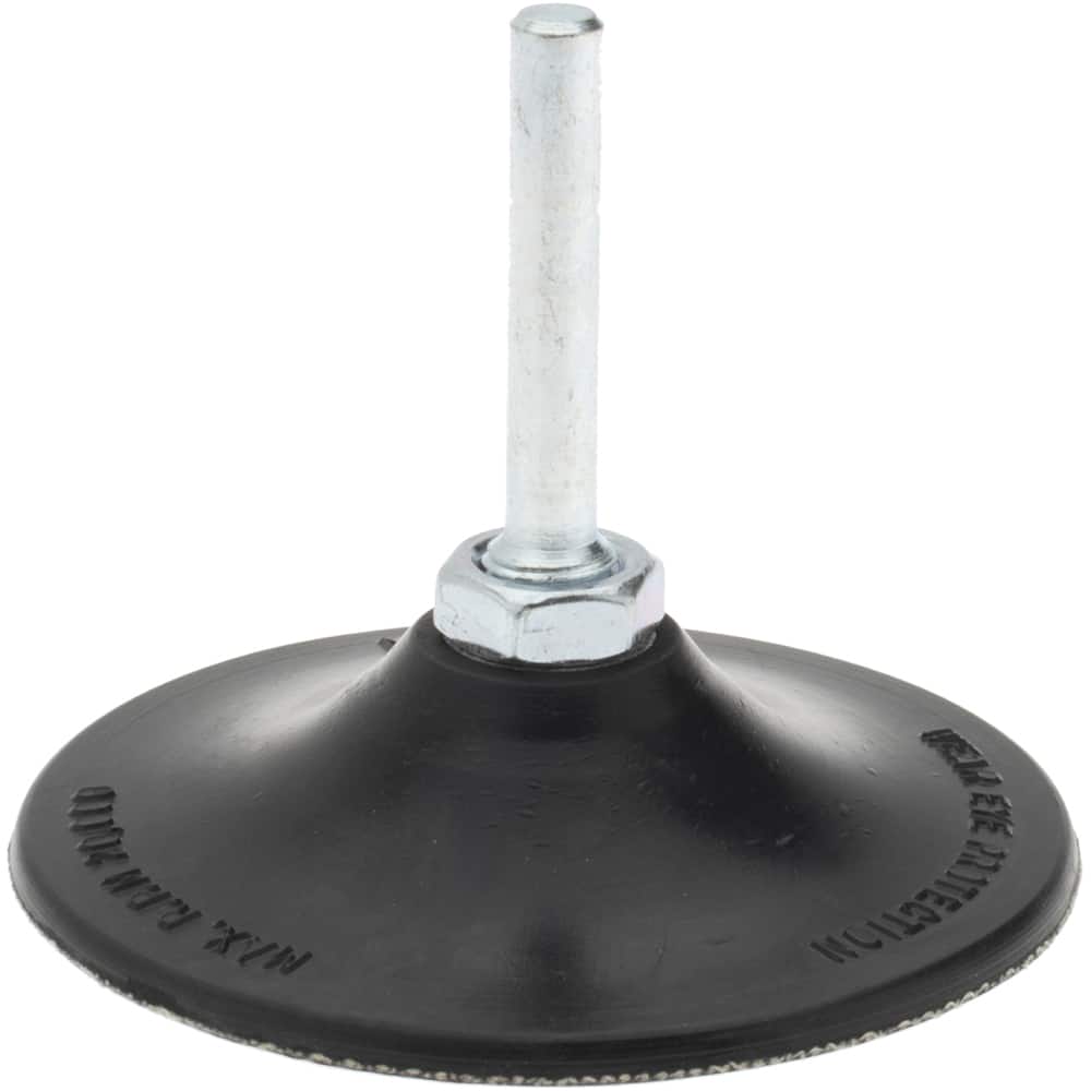 Merit Abrasives - 3" Diam Quick-Change Type P Disc Backing Pad - Industrial Tool & Supply