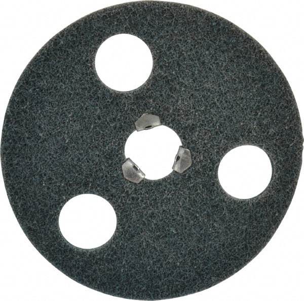 Norton - 4-1/2" Very Fine Grade Aluminum Oxide Deburring Disc - Quick Change Connection - Industrial Tool & Supply