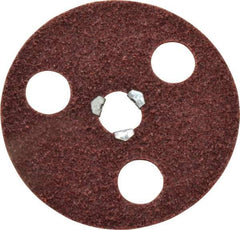 Norton - 4-1/2" Medium Grade Aluminum Oxide Deburring Disc - Quick Change Connection - Industrial Tool & Supply