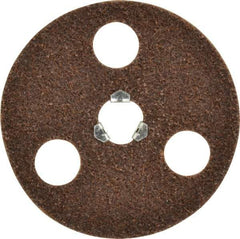 Norton - 4-1/2" Coarse Grade Aluminum Oxide Deburring Disc - Quick Change Connection - Industrial Tool & Supply