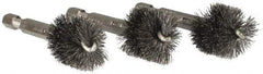 Ridgid - 3/4 Inch Inside Diameter, 13/16 Inch Actual Brush Diameter, Steel, Power Fitting and Cleaning Brush - Industrial Tool & Supply