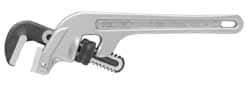 Ridgid - 24" Aluminum End Pipe Wrench - 3" Pipe Capacity - Industrial Tool & Supply