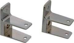 Value Collection - Washroom Partition Pilaster to Wall Bracket Kit - Compatible with Toilet Stalls - Industrial Tool & Supply