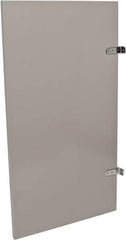 Bradley - Washroom Partition Steel Urinal Panel - 23 Inch Wide x 42 Inch High, ADA Compliant Stall Compatibility, Warm Gray - Industrial Tool & Supply