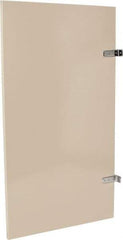 Bradley - Washroom Partition Steel Urinal Panel - 23 Inch Wide x 42 Inch High, ADA Compliant Stall Compatibility, Almond - Industrial Tool & Supply