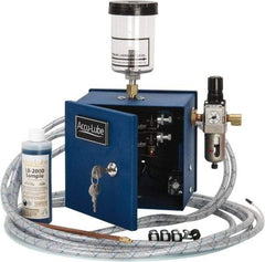 Accu-Lube - 2 Outlet, 10 Ounce Tank Capacity, Micro Lubricant System - 12' Coolant Line Length - Industrial Tool & Supply