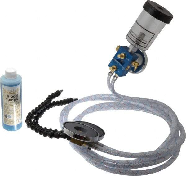 Accu-Lube - 2 Outlet, Micro Lubricant System - 12' Coolant Line Length - Industrial Tool & Supply