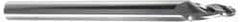 Onsrud - 1/8" Cutting Diam x 1" Length of Cut, 2 Flute, Upcut Spiral Router Bit - Uncoated, Right Hand Cut, Solid Carbide, 3" OAL x 1/4" Shank Diam, Ball End Taper - Industrial Tool & Supply