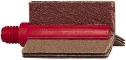Superior Abrasives - 60 Grit, Coated, Aluminum Oxide Bore Polisher - 1/4" Shank Length, Medium Grade, 22,000 RPM, Polishes Bores with 3/4 to 1" Diam - Industrial Tool & Supply