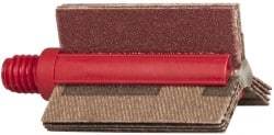 Superior Abrasives - 120 Grit, Coated, Aluminum Oxide Bore Polisher - 1/4" Shank Length, Fine Grade, 25,000 RPM, Polishes Bores with 3/4 to 1" Diam - Industrial Tool & Supply