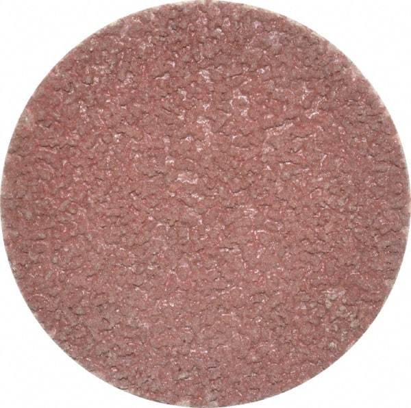 Made in USA - 2" Disc Diam, 120 Grit, Aluminum Oxide Quick Change Disc - Type S Attaching System, Coated, Brown, Fine Grade - Industrial Tool & Supply