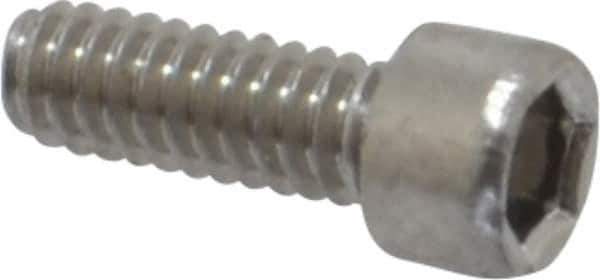 Value Collection - #2-56 UNC Hex Socket Drive, Socket Cap Screw - Grade 18-8 Stainless Steel, 1/4" Length Under Head - Industrial Tool & Supply