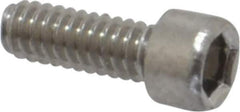 Value Collection - #2-56 UNC Hex Socket Drive, Socket Cap Screw - Grade 18-8 Stainless Steel, 1/4" Length Under Head - Industrial Tool & Supply
