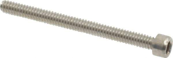 Value Collection - #2-56 UNC Hex Socket Drive, Socket Cap Screw - Grade 18-8 Stainless Steel, 1" Length Under Head - Industrial Tool & Supply