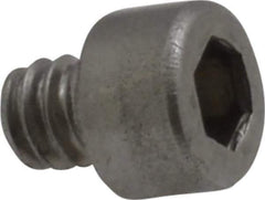 Value Collection - #4-40 UNC Hex Socket Drive, Socket Cap Screw - Grade 18-8 Stainless Steel, 1/8" Length Under Head - Industrial Tool & Supply
