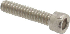 Value Collection - #4-40 UNC Hex Socket Drive, Socket Cap Screw - Grade 18-8 Stainless Steel, 1/2" Length Under Head - Industrial Tool & Supply
