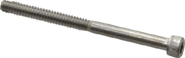 Value Collection - #4-40 UNC Hex Socket Drive, Socket Cap Screw - Grade 18-8 Stainless Steel, 1-1/2" Length Under Head - Industrial Tool & Supply